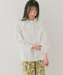 URBAN RESEARCH DOORS / アーバンリサーチ ドアーズ トップス | 『WEB/一部店舗限定』フリルカラーブラウス(KIDS)