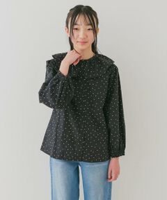 URBAN RESEARCH DOORS / アーバンリサーチ ドアーズ トップス | 『WEB/一部店舗限定』フリルカラーブラウス(KIDS)