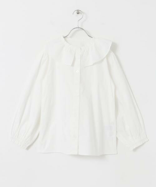 URBAN RESEARCH DOORS / アーバンリサーチ ドアーズ トップス | 『WEB/一部店舗限定』フリルカラーブラウス(KIDS) | 詳細6