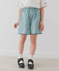URBAN RESEARCH DOORS / アーバンリサーチ ドアーズ パンツ | 『WEB/一部店舗限定サイズ』チェックキュロット(KIDS)