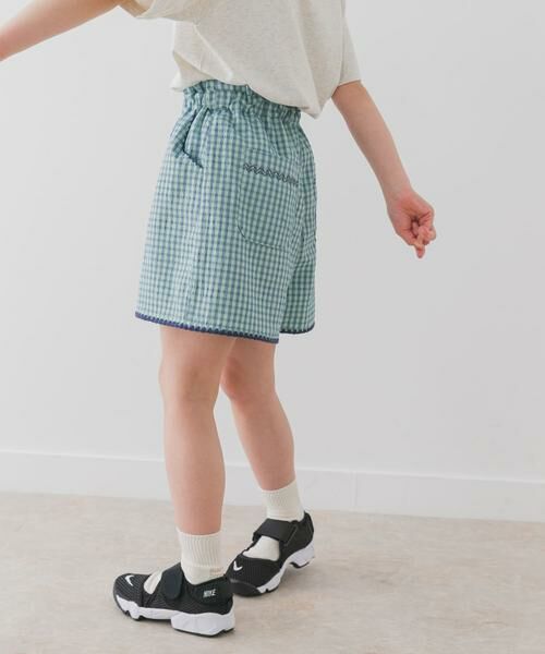 URBAN RESEARCH DOORS / アーバンリサーチ ドアーズ パンツ | 『WEB/一部店舗限定サイズ』チェックキュロット(KIDS) | 詳細1