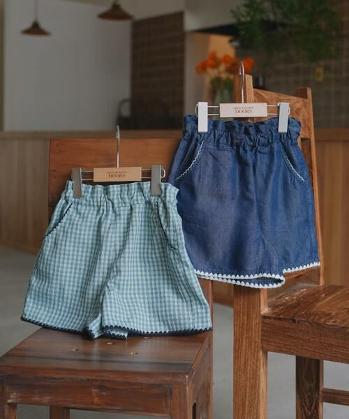 URBAN RESEARCH DOORS / アーバンリサーチ ドアーズ パンツ | 『WEB/一部店舗限定サイズ』チェックキュロット(KIDS) | 詳細16