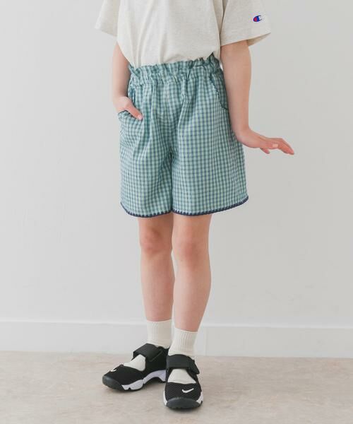 URBAN RESEARCH DOORS / アーバンリサーチ ドアーズ パンツ | 『WEB/一部店舗限定サイズ』チェックキュロット(KIDS) | 詳細4