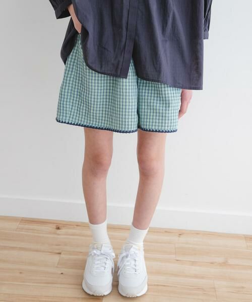 URBAN RESEARCH DOORS / アーバンリサーチ ドアーズ パンツ | 『WEB/一部店舗限定サイズ』チェックキュロット(KIDS) | 詳細9