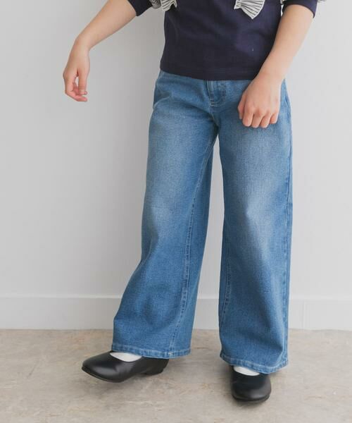 URBAN RESEARCH DOORS / アーバンリサーチ ドアーズ パンツ | デニムイージーパンツ(KIDS) | 詳細1