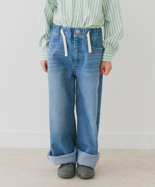 URBAN RESEARCH DOORS / アーバンリサーチ ドアーズ パンツ | デニムイージーパンツ(KIDS) | 詳細10