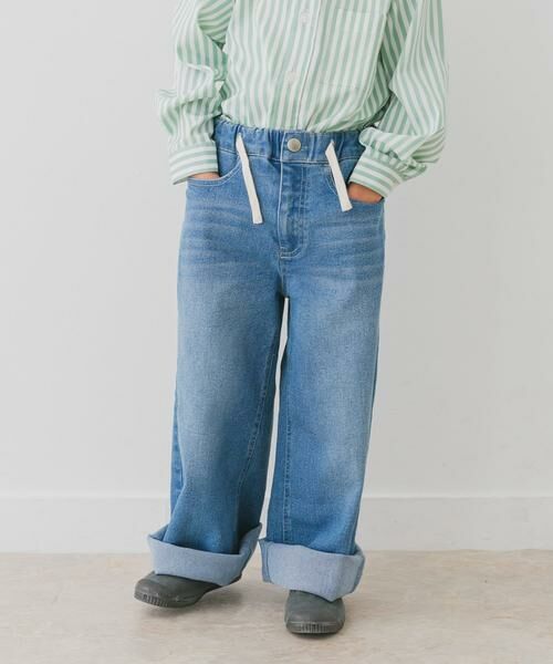 URBAN RESEARCH DOORS / アーバンリサーチ ドアーズ パンツ | デニムイージーパンツ(KIDS) | 詳細13