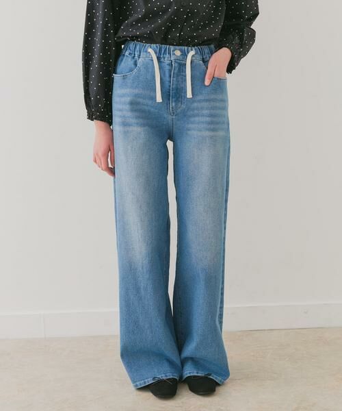 URBAN RESEARCH DOORS / アーバンリサーチ ドアーズ パンツ | 『WEB/一部店舗限定』デニムイージーパンツ(KIDS) | 詳細1