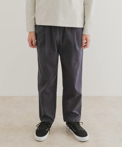 URBAN RESEARCH DOORS / アーバンリサーチ ドアーズ パンツ | 『WEB/一部店舗限定』コットンタックイージーパンツ(KIDS) | 詳細1