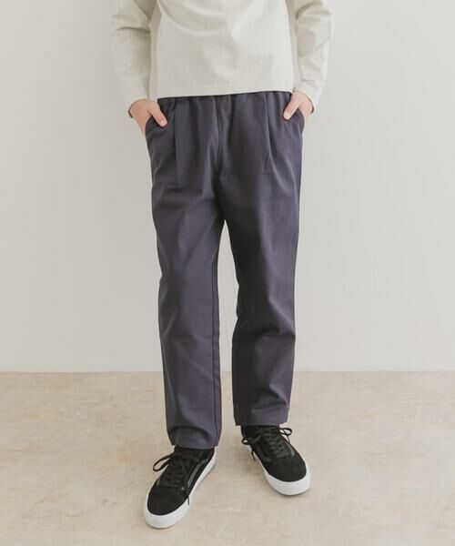 URBAN RESEARCH DOORS / アーバンリサーチ ドアーズ パンツ | 『WEB/一部店舗限定』コットンタックイージーパンツ(KIDS) | 詳細2