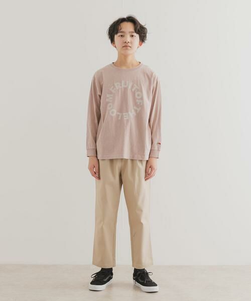 URBAN RESEARCH DOORS / アーバンリサーチ ドアーズ パンツ | 『WEB/一部店舗限定』コットンタックイージーパンツ(KIDS) | 詳細12