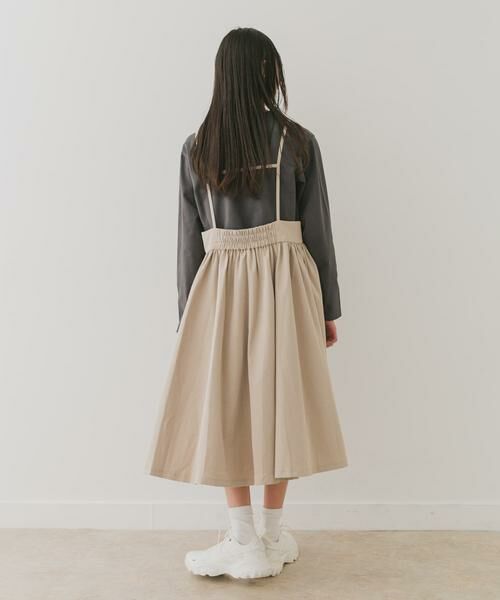 URBAN RESEARCH DOORS / アーバンリサーチ ドアーズ ワンピース | 『WEB/一部店舗限定サイズ』キャミソールジャンパースカート(KIDS) | 詳細10