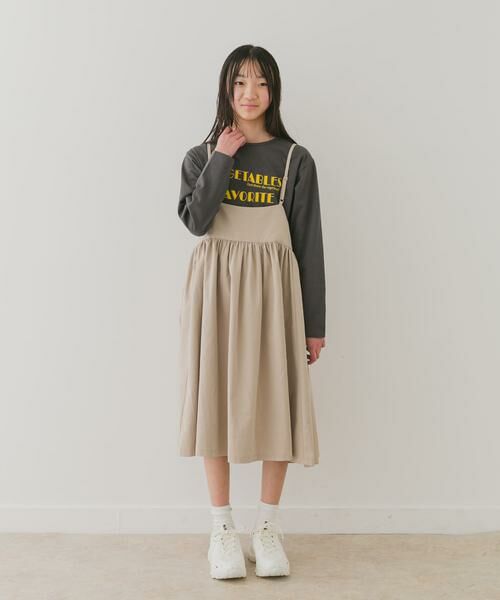 URBAN RESEARCH DOORS / アーバンリサーチ ドアーズ ワンピース | 『WEB/一部店舗限定サイズ』キャミソールジャンパースカート(KIDS) | 詳細11