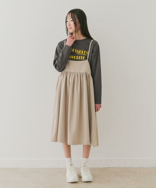 URBAN RESEARCH DOORS / アーバンリサーチ ドアーズ ワンピース | 『WEB/一部店舗限定サイズ』キャミソールジャンパースカート(KIDS) | 詳細12