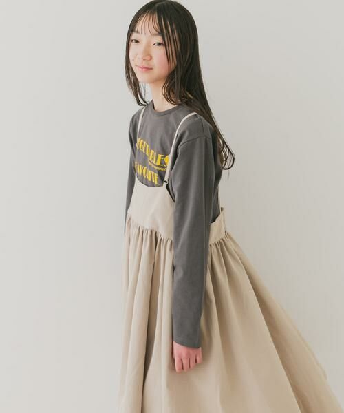 URBAN RESEARCH DOORS / アーバンリサーチ ドアーズ ワンピース | 『WEB/一部店舗限定サイズ』キャミソールジャンパースカート(KIDS) | 詳細14