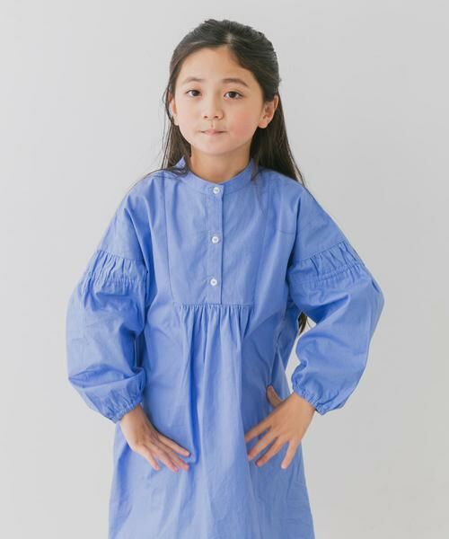 URBAN RESEARCH DOORS / アーバンリサーチ ドアーズ ワンピース | 切替ギャザーAラインワンピース(KIDS) | 詳細3