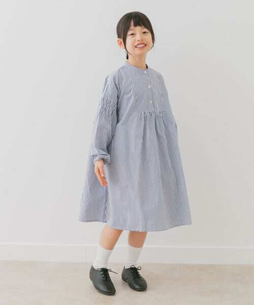 URBAN RESEARCH DOORS / アーバンリサーチ ドアーズ ワンピース | 切替ギャザーAラインワンピース(KIDS) | 詳細19