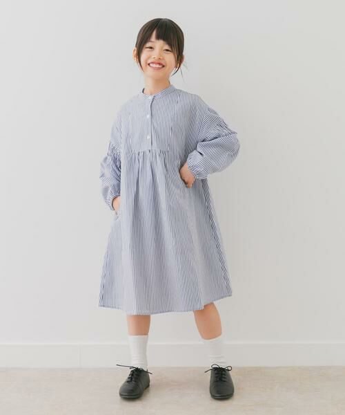 URBAN RESEARCH DOORS / アーバンリサーチ ドアーズ ワンピース | 切替ギャザーAラインワンピース(KIDS) | 詳細20