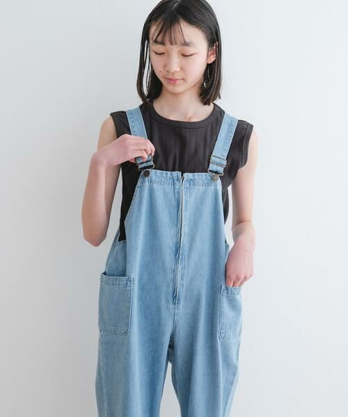 URBAN RESEARCH DOORS / アーバンリサーチ ドアーズ ワンピース | 『WEB/一部店舗限定』『親子リンク』ジップオーバーオール(KIDS) | 詳細1