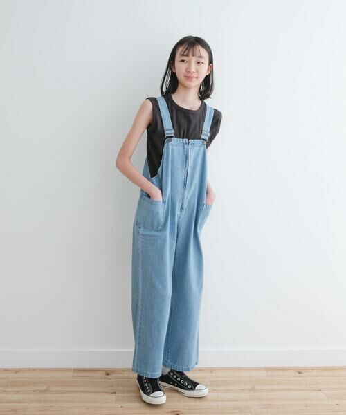 URBAN RESEARCH DOORS / アーバンリサーチ ドアーズ ワンピース | 『WEB/一部店舗限定』『親子リンク』ジップオーバーオール(KIDS) | 詳細4
