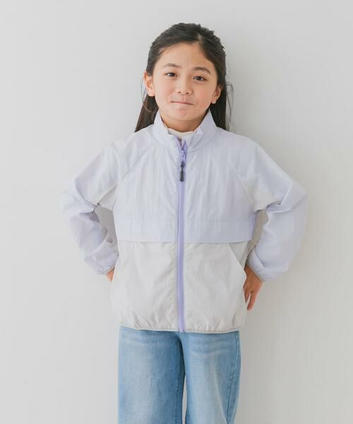 URBAN RESEARCH DOORS/アーバンリサーチ ドアーズ 『WEB/一部店舗限定サイズ』パッカブルウィンドブレーカー(KIDS) パープル 105 URBAN RESEARCH DOORS/アーバンリサーチ ドアーズ 『WEB/一部店舗限定サイズ』パッカブルウィンドブレーカー(KIDS) パープル 105
