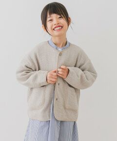 URBAN RESEARCH DOORS / アーバンリサーチ ドアーズ アウター | 『親子リンク』キルトノーカラージャケット(KIDS)