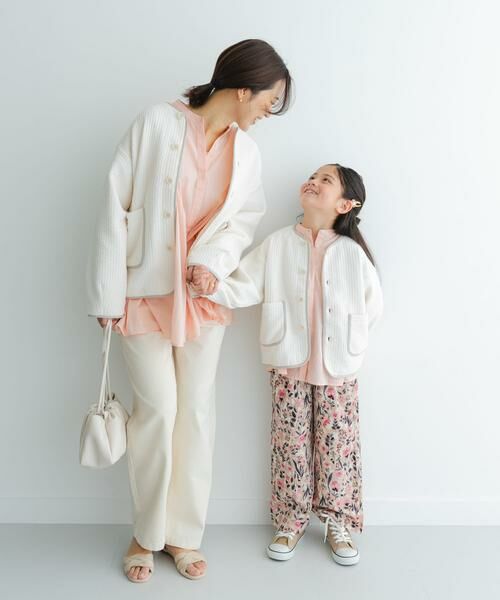 URBAN RESEARCH DOORS / アーバンリサーチ ドアーズ アウター | 『親子リンク』キルトノーカラージャケット(KIDS) | 詳細10