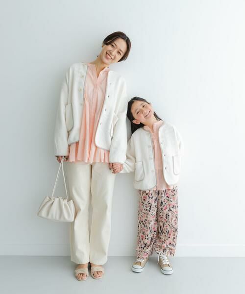 URBAN RESEARCH DOORS / アーバンリサーチ ドアーズ アウター | 『親子リンク』キルトノーカラージャケット(KIDS) | 詳細11