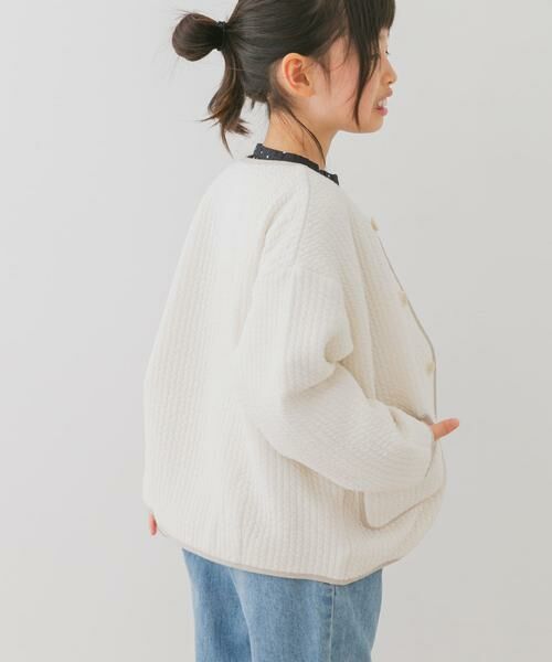 URBAN RESEARCH DOORS / アーバンリサーチ ドアーズ アウター | 『親子リンク』キルトノーカラージャケット(KIDS) | 詳細3