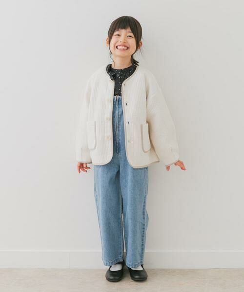 URBAN RESEARCH DOORS / アーバンリサーチ ドアーズ アウター | 『親子リンク』キルトノーカラージャケット(KIDS) | 詳細4