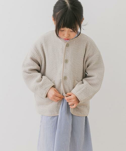 URBAN RESEARCH DOORS / アーバンリサーチ ドアーズ アウター | 『親子リンク』キルトノーカラージャケット(KIDS) | 詳細19