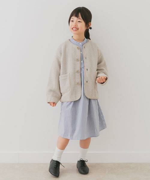 URBAN RESEARCH DOORS / アーバンリサーチ ドアーズ アウター | 『親子リンク』キルトノーカラージャケット(KIDS) | 詳細20