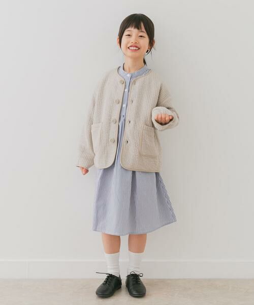 URBAN RESEARCH DOORS / アーバンリサーチ ドアーズ アウター | 『親子リンク』キルトノーカラージャケット(KIDS) | 詳細21