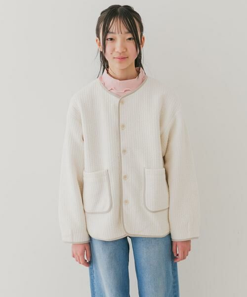 URBAN RESEARCH DOORS / アーバンリサーチ ドアーズ アウター | 『親子リンク』『WEB/一部店舗限定』キルトノーカラージャケット(KIDS) | 詳細1