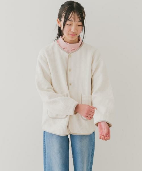 URBAN RESEARCH DOORS / アーバンリサーチ ドアーズ アウター | 『親子リンク』『WEB/一部店舗限定』キルトノーカラージャケット(KIDS) | 詳細2