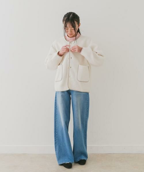 URBAN RESEARCH DOORS / アーバンリサーチ ドアーズ アウター | 『親子リンク』『WEB/一部店舗限定』キルトノーカラージャケット(KIDS) | 詳細9