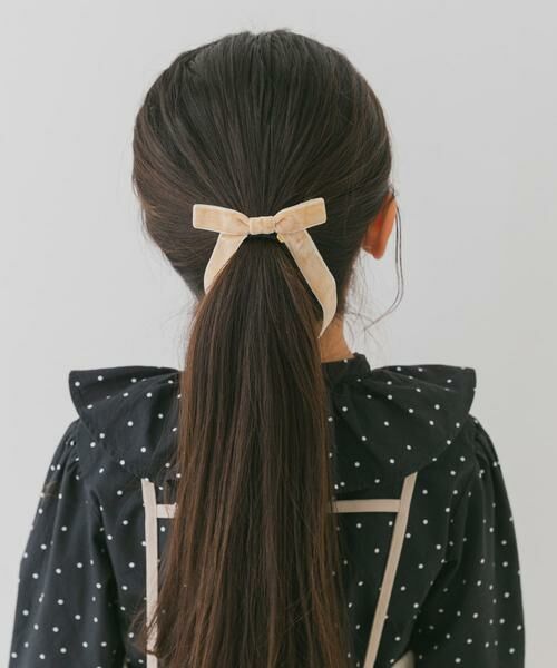 URBAN RESEARCH DOORS / アーバンリサーチ ドアーズ 服飾雑貨 | ベロアリボンヘアゴム(KIDS) | 詳細4