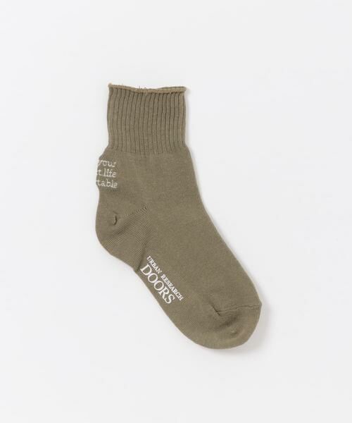 URBAN RESEARCH DOORS / アーバンリサーチ ドアーズ 服飾雑貨 | 『親子リンク』ロゴ刺繍ソックス(KIDS) | 詳細2
