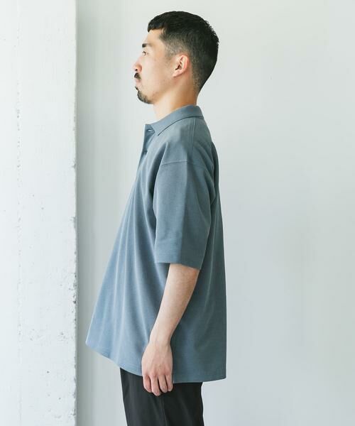 URBAN RESEARCH DOORS / アーバンリサーチ ドアーズ ポロシャツ | 『XLサイズ/WEB限定』『吸水速乾/接触冷感/イージーケア』クイックドライ 鹿の子 ポロシャツ | 詳細10