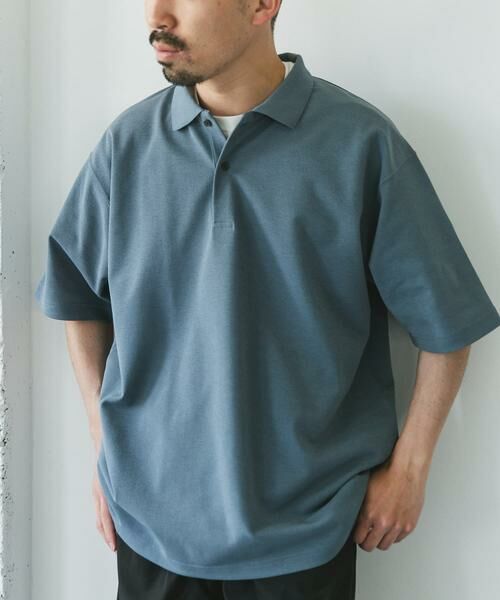 URBAN RESEARCH DOORS / アーバンリサーチ ドアーズ ポロシャツ | 『XLサイズ/WEB限定』『吸水速乾/接触冷感/イージーケア』クイックドライ 鹿の子 ポロシャツ | 詳細4
