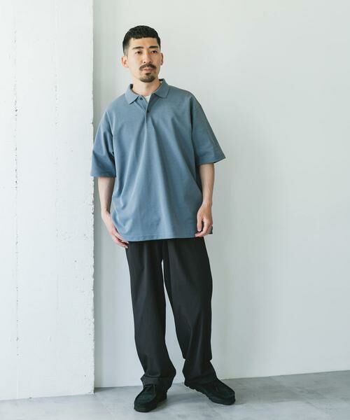 URBAN RESEARCH DOORS / アーバンリサーチ ドアーズ ポロシャツ | 『XLサイズ/WEB限定』『吸水速乾/接触冷感/イージーケア』クイックドライ 鹿の子 ポロシャツ | 詳細7