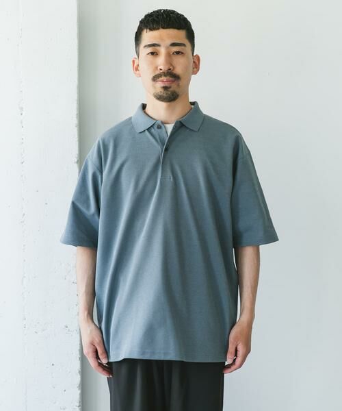 URBAN RESEARCH DOORS / アーバンリサーチ ドアーズ ポロシャツ | 『XLサイズ/WEB限定』『吸水速乾/接触冷感/イージーケア』クイックドライ 鹿の子 ポロシャツ | 詳細9