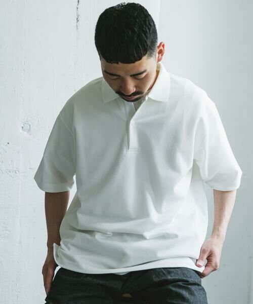 URBAN RESEARCH DOORS / アーバンリサーチ ドアーズ ポロシャツ | 『XLサイズ/WEB限定』『吸水速乾/接触冷感/イージーケア』クイックドライ 鹿の子 ポロシャツ | 詳細28