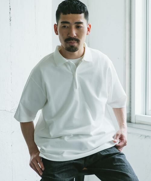 URBAN RESEARCH DOORS / アーバンリサーチ ドアーズ ポロシャツ | 『XLサイズ/WEB限定』『吸水速乾/接触冷感/イージーケア』クイックドライ 鹿の子 ポロシャツ | 詳細30