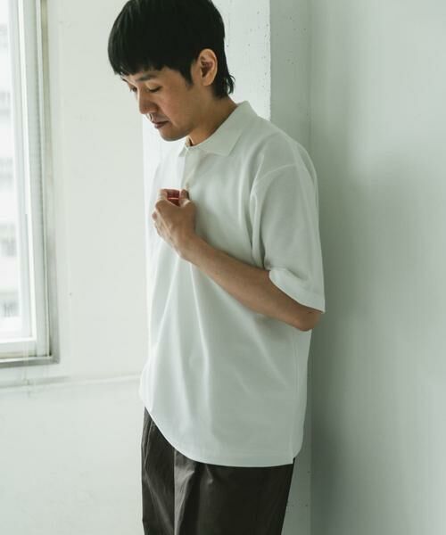 URBAN RESEARCH DOORS / アーバンリサーチ ドアーズ ポロシャツ | 『XLサイズ/WEB限定』『吸水速乾/接触冷感/イージーケア』クイックドライ 鹿の子 ポロシャツ | 詳細21