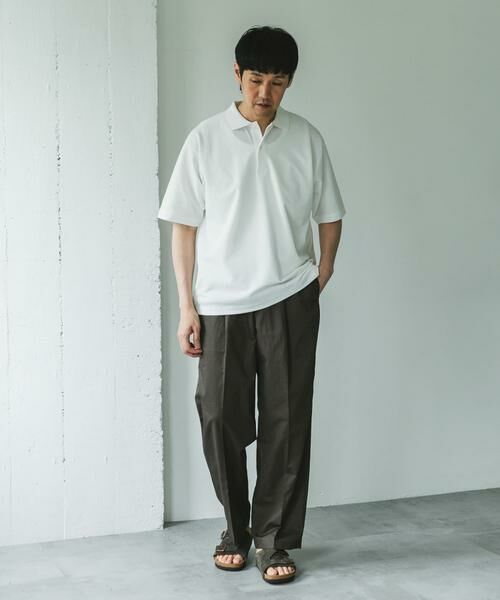 URBAN RESEARCH DOORS / アーバンリサーチ ドアーズ ポロシャツ | 『XLサイズ/WEB限定』『吸水速乾/接触冷感/イージーケア』クイックドライ 鹿の子 ポロシャツ | 詳細24
