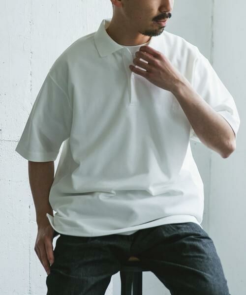 URBAN RESEARCH DOORS / アーバンリサーチ ドアーズ ポロシャツ | 『XLサイズ/WEB限定』『吸水速乾/接触冷感/イージーケア』クイックドライ 鹿の子 ポロシャツ | 詳細25