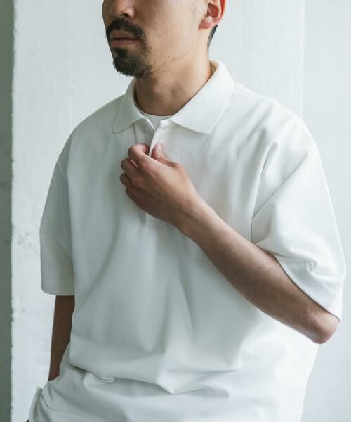 URBAN RESEARCH DOORS / アーバンリサーチ ドアーズ ポロシャツ | 『XLサイズ/WEB限定』『吸水速乾/接触冷感/イージーケア』クイックドライ 鹿の子 ポロシャツ | 詳細26