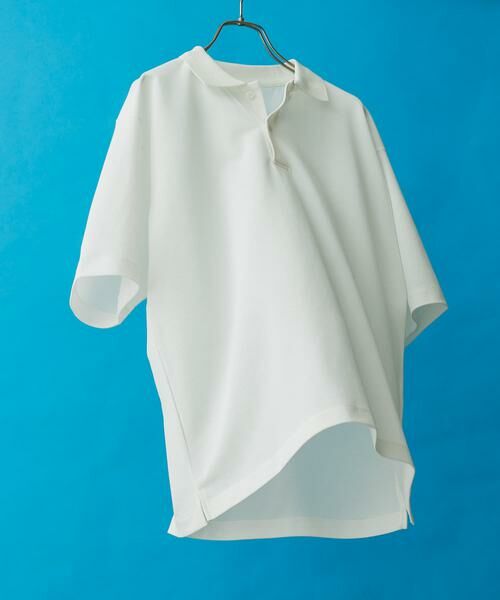 URBAN RESEARCH DOORS/アーバンリサーチ ドアーズ 『XLサイズ/WEB限定』『吸水速乾/接触冷感/イージーケア』クイックドライ 鹿の子 ポロシャツ ホワイト L