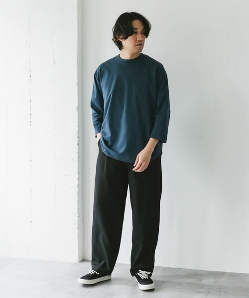 URBAN RESEARCH DOORS / アーバンリサーチ ドアーズ Tシャツ | ポンチ8分袖ラウンドヘムTシャツ | 詳細6